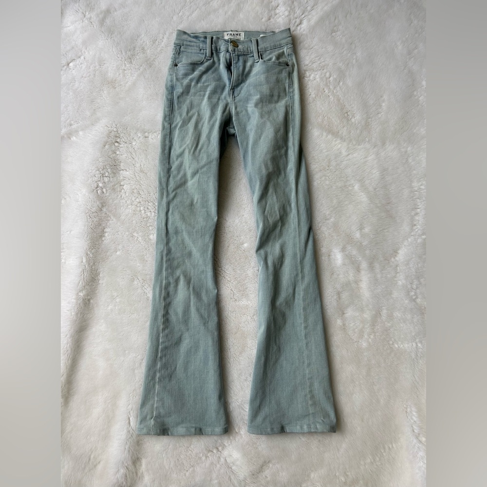 Frame Light Wash Flare Denim